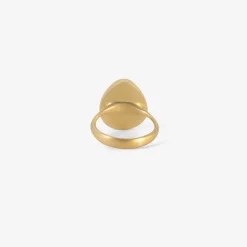 18k & pear-ish blue tourmaline ring, 18.03ct