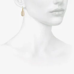 18k & pear-shaped moonstone drop earrings, 15.88ct