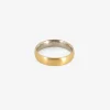 18k & platinum comfort band, 4mm
