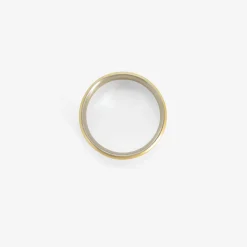18k & platinum comfort band, 4mm