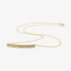 18k & platinum cosmic necklace with white diamond pavé