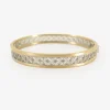 18k & platinum cuff bracelet with champagne diamonds