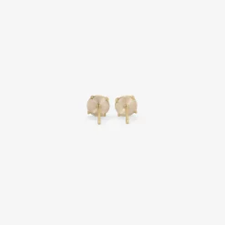 18k & round persian turquoise studs