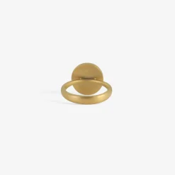 18k & round pink tourmaline ring, 9.24ct.