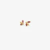 18k & ruby gem bug studs, 1.77ct