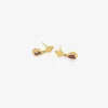 22k & ruby small nona earrings