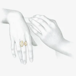 14k & rutilated quartz agatha ring