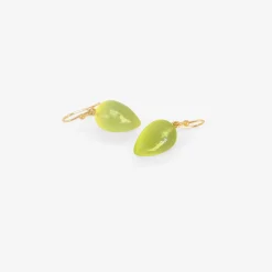14k & serpentine acorns