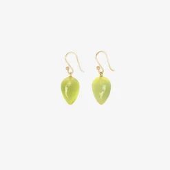 14k & serpentine acorns