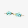 22k & sleeping beauty turquoise bug clusters