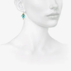 22k & sleeping beauty turquoise bug clusters