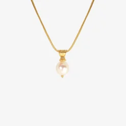 22k & south sea pearl pendant