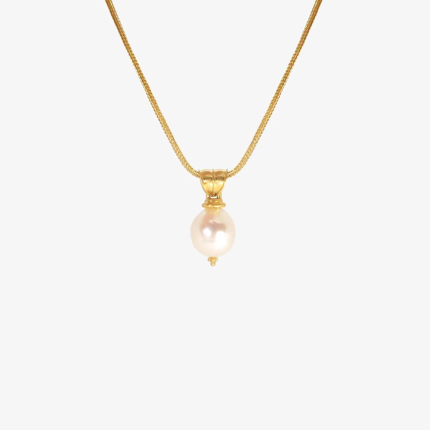 22k & south sea pearl pendant