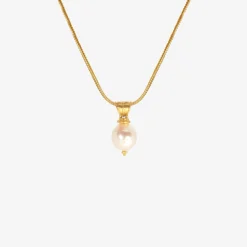 22k & south sea pearl pendant