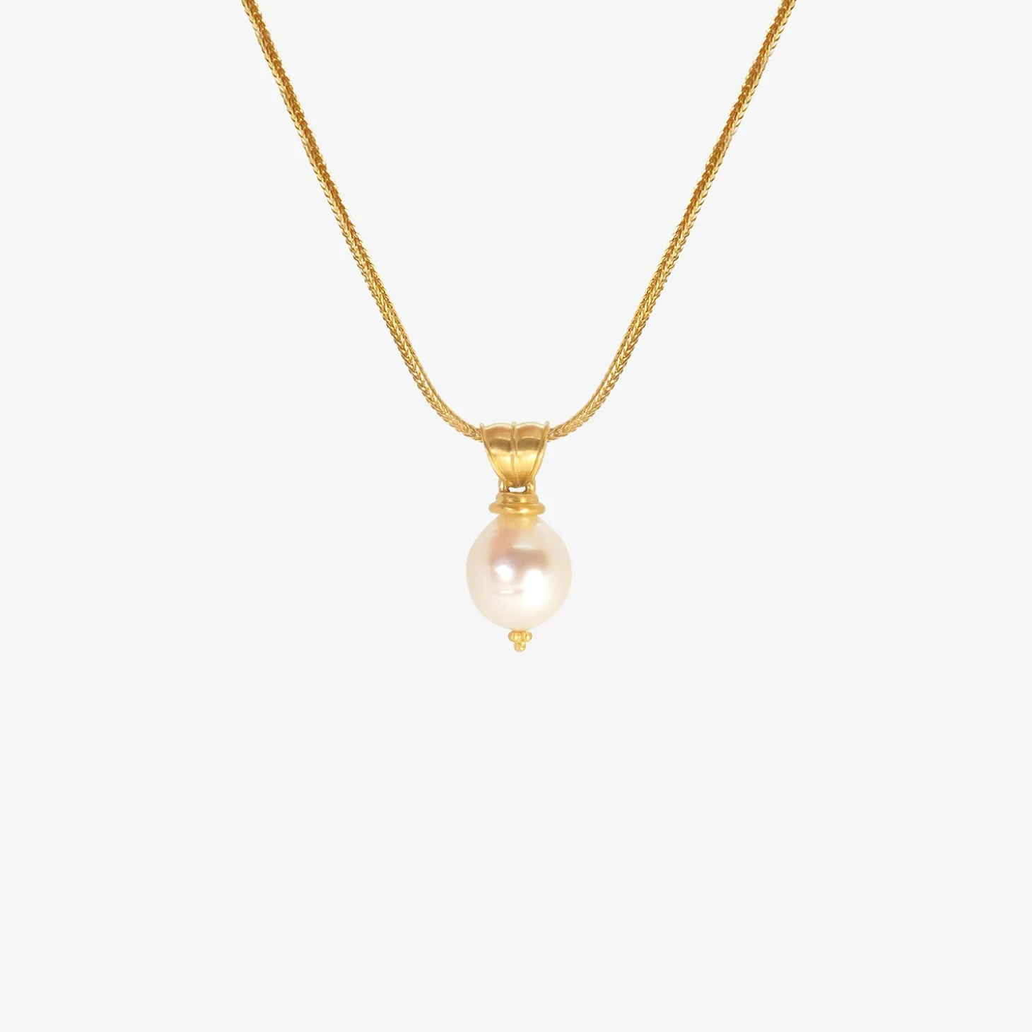 22k & south sea pearl pendant