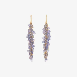 14k & tanzanite pussywillow earrings