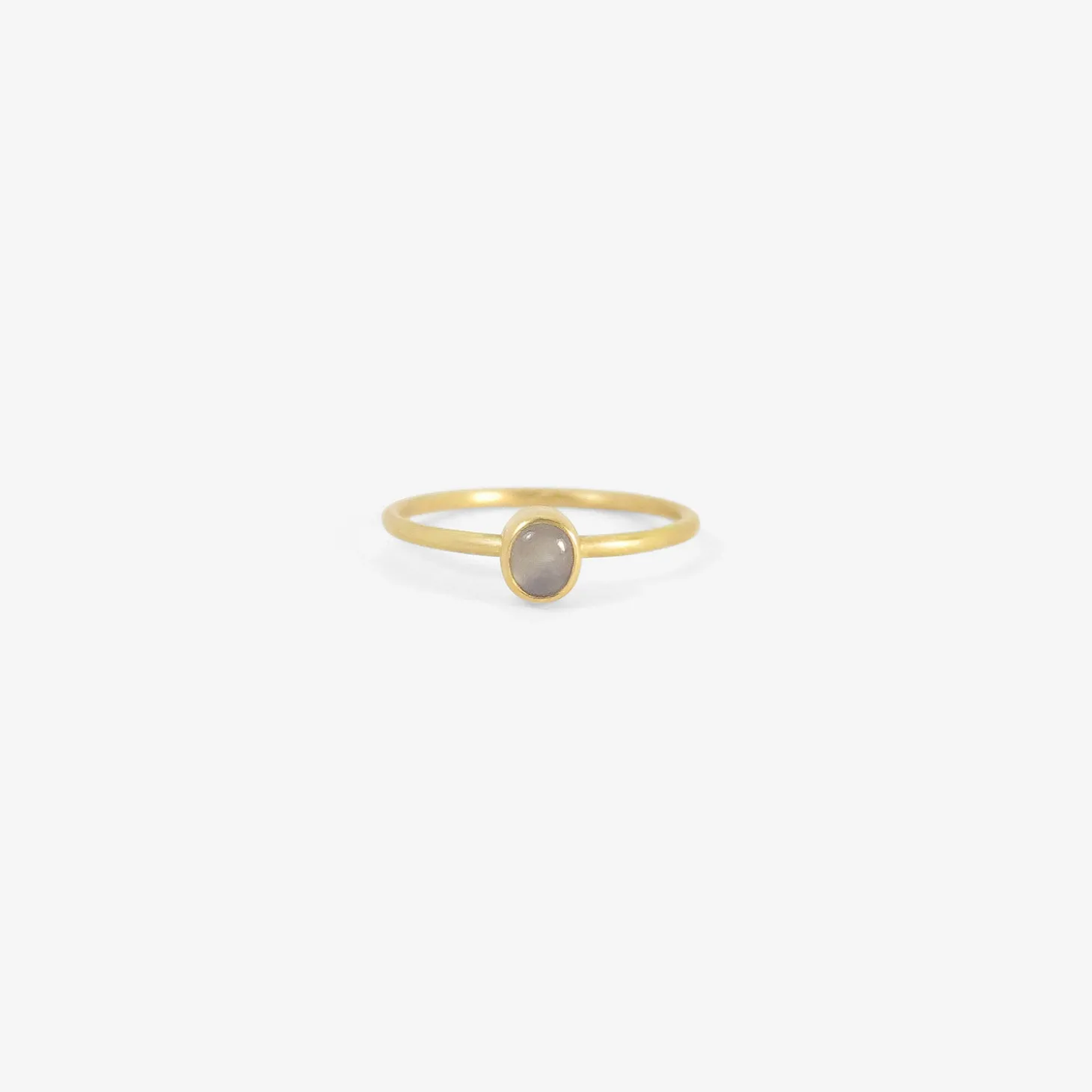 18k & tiny pale mauve star sapphire ring, .6ct