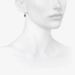 14k & turquoise small raspberry earrings