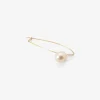 14k & white freshwater pearl pin