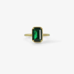18k & zambian emerald ring, 2.21ct