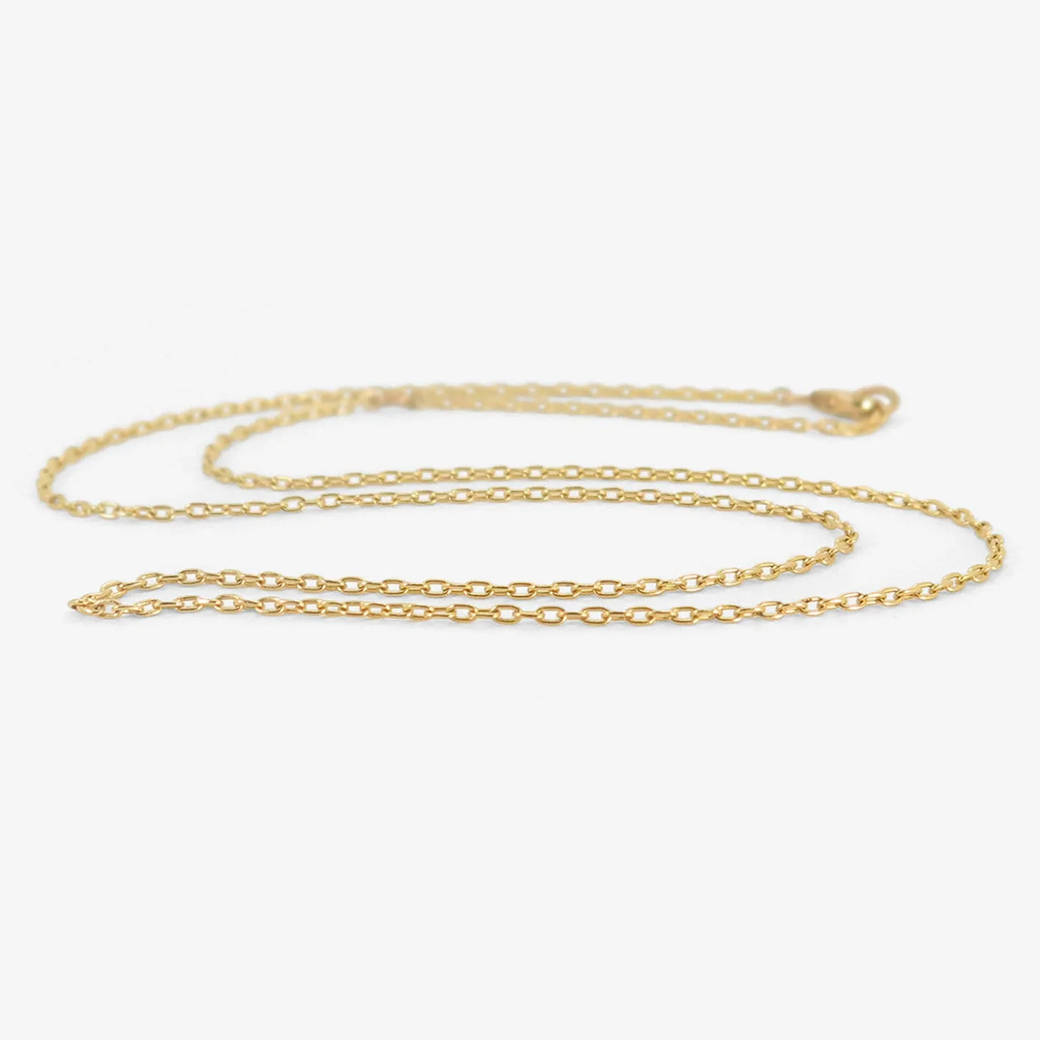 14k adjustable fine chain