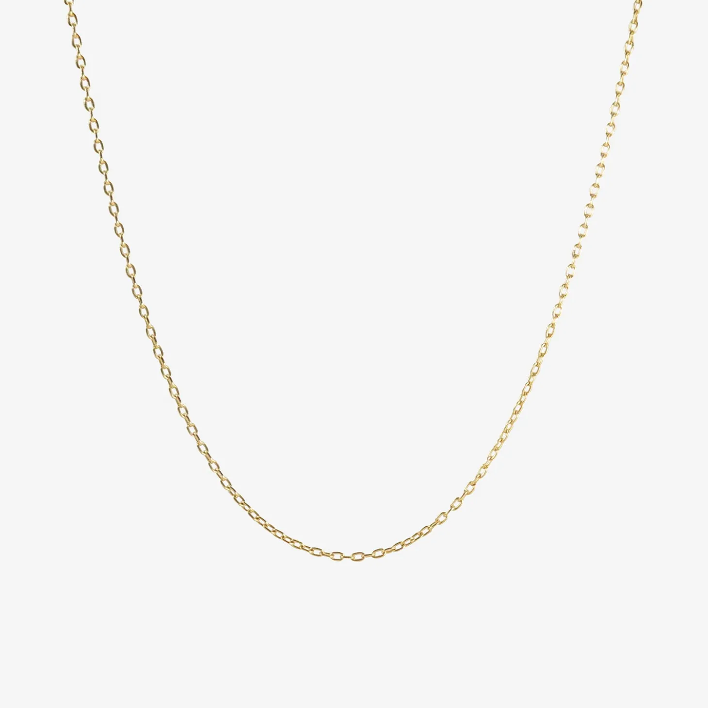 14k adjustable fine chain