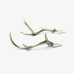 14k antler earrings