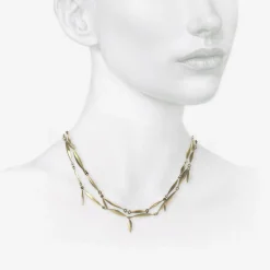 10k appleseed necklace