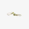 18k buckwheat groat earrings