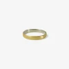 18k comfort band with platinum interior