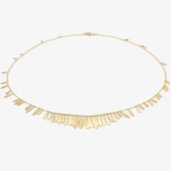 18k daisy necklace