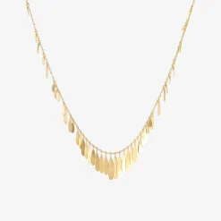 18k daisy necklace