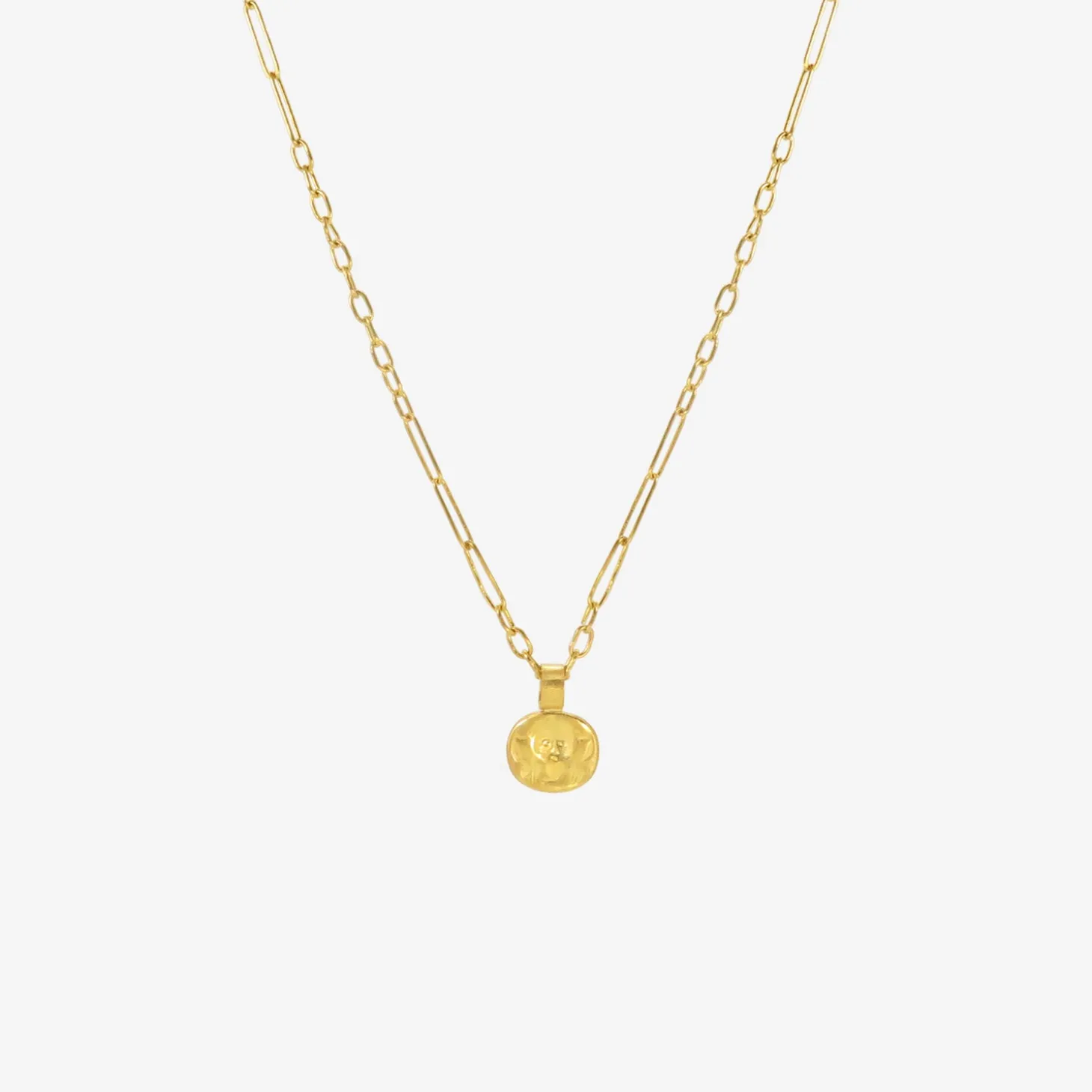 22k empress pendant