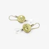 18k eye earrings with crystal drops