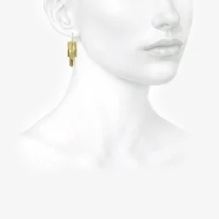 18k gold rainfall earrings