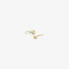 14k green gold buckwheat earrings
