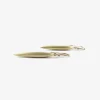 18k green gold plated large rice