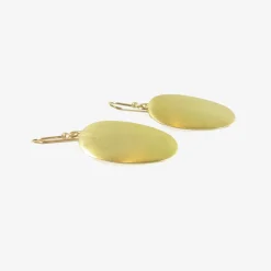 18k green gold plated large chips