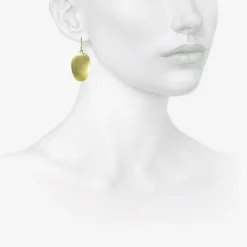 18k green gold plated large chips