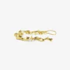 18k green gold plated olive branch bracelet