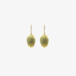 18k green gold plated small chips
