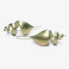 18k green gold plated turret shells