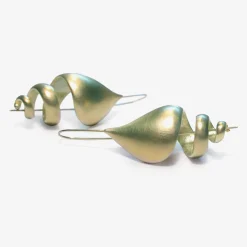 18k green gold plated turret shells