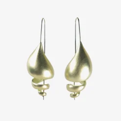 18k green gold plated turret shells