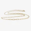 14k handmade random taper chain, 22"