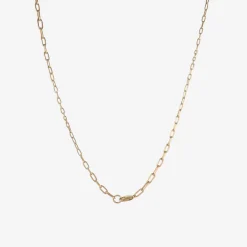 14k handmade random taper chain, 22"