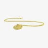 18k large eye love token necklace