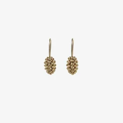 14k large raspberry earrings