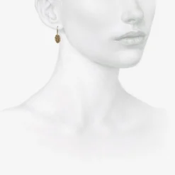 14k large raspberry earrings