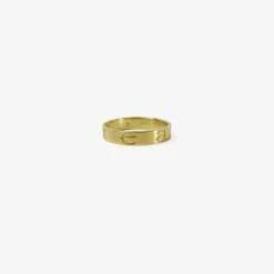 18k latin inscription band – “creare” – create, size 6
